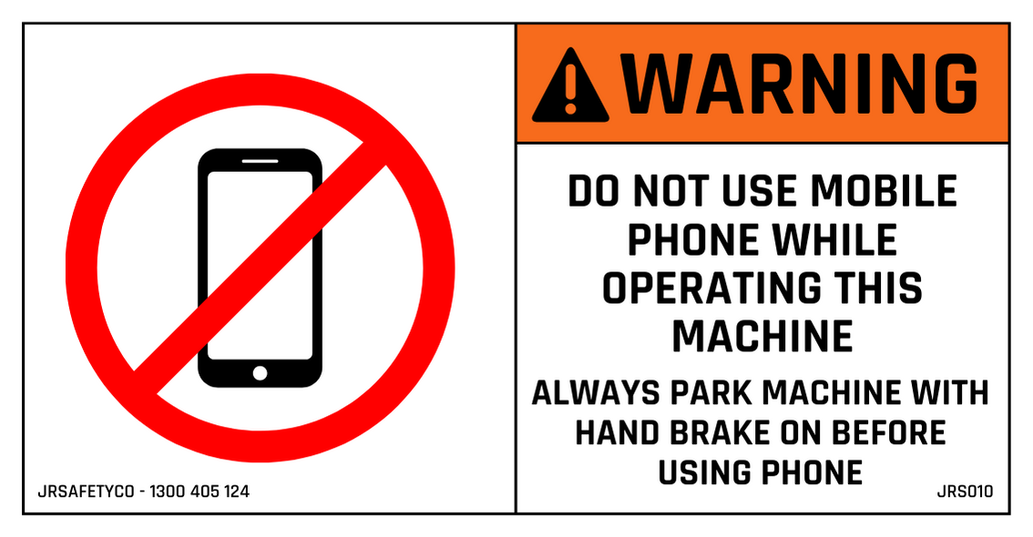 No Phone Sticker - JR Safety Co